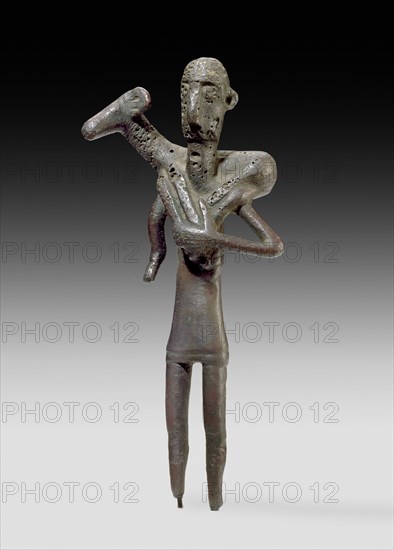 Figurine, Bronze Age, Late (Nuraghic; Sardinia), 8th century BC. Artist: Unknown.
