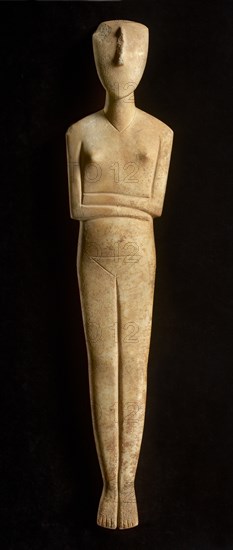 Figurine, Early Cycladic II Period, c2800-c2300BC. Artist: Unknown.