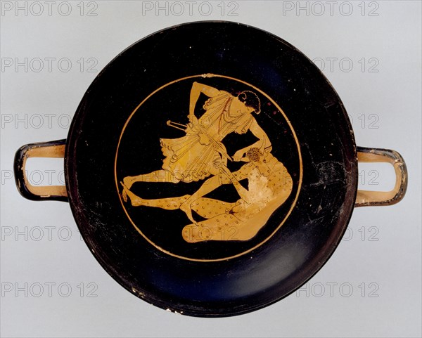 Kylix, c500BC. Artist: Apollodoros.