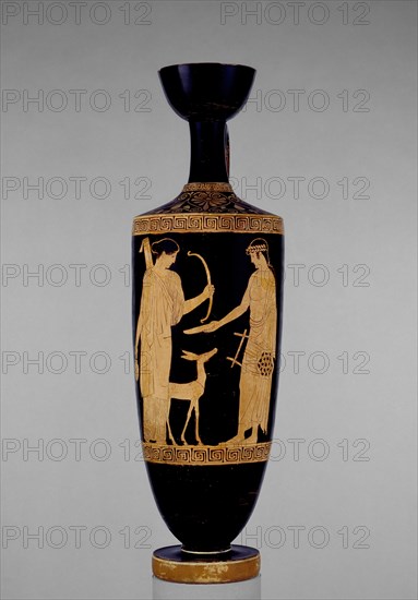 Attic red-figure lekythos, c540 BC. Artist: Villa Giulia Painter.