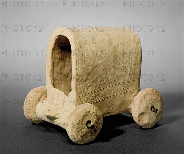 Wagon model, c2000BC. Artist: Unknown.