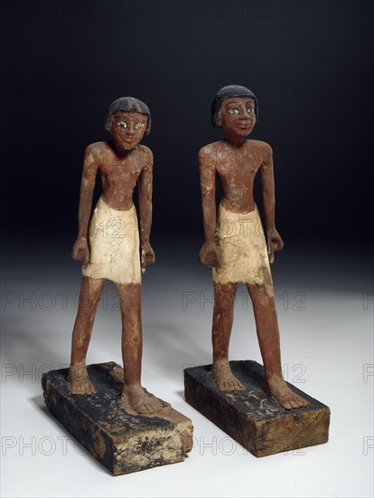 Statuettes, VIth Dynasty, c2325 -c2175 BC. Artist: Unknown.