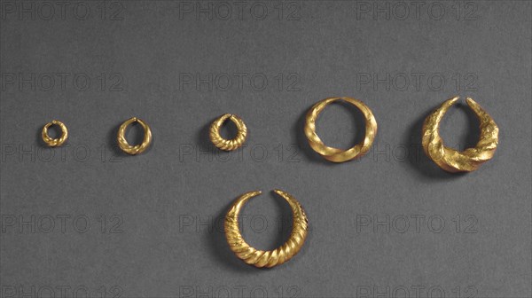 Earrings, Bronze Age, Carcassonne, c2600 -c750BC. Artist: Unknown.