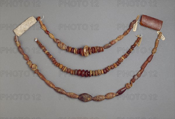 Beads, Early Iron Age, Hallstatt Period, c700-c450BC. Artist: Unknown.