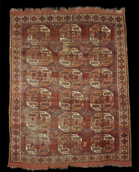 Turkmen Ersari carpet, 18th century. Artist: Unknown.