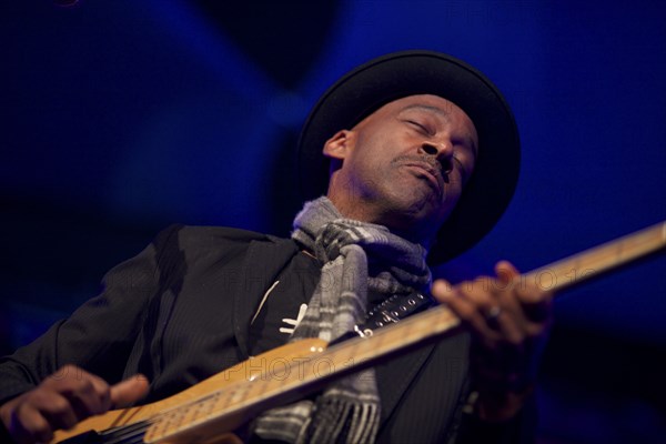 Marcus Miller, 2012. Artist: Alan John Ainsworth.