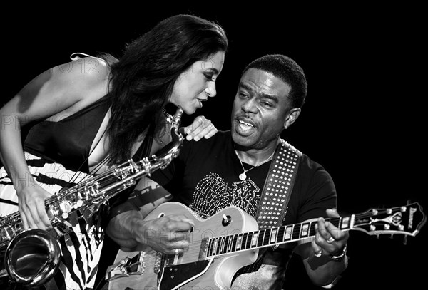 Jessy J and Norman Brown, 2010. Artist: Alan John Ainsworth.