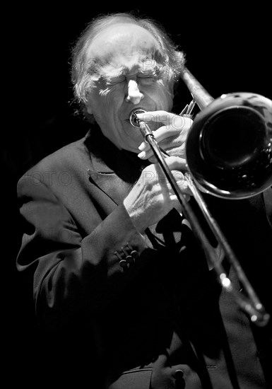 Chris Barber, 2013. Artist: Alan John Ainsworth.