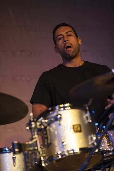 Antonio Sanchez, 2013. Artist: Alan John Ainsworth.