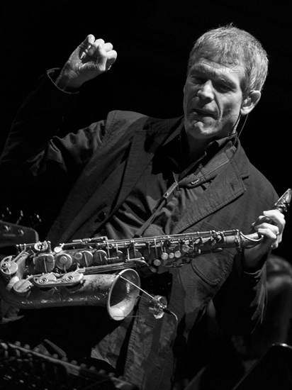 David Sanborne, 2014. Artist: Alan John Ainsworth.