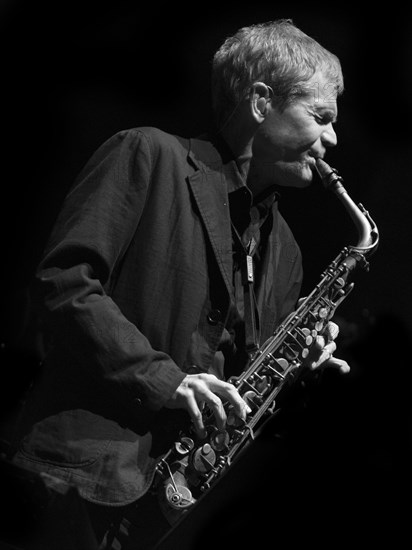 David Sanborne, 2014. Artist: Alan John Ainsworth.