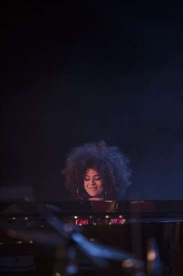 Kandace Springs, 2017. Artist: Alan John Ainsworth.