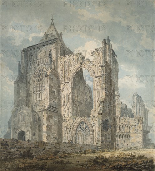 Crowland Abbey, Lincolnshire, c1793. Artist: Thomas Girtin.
