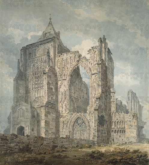 Crowland Abbey, Lincolnshire, c1793. Artist: Thomas Girtin.