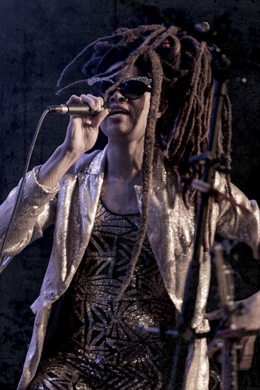 Valerie June, 2017. Artist: Alan John Ainsworth.