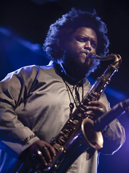 Kamasi Washington, 2018. Artist: Alan John Ainsworth.