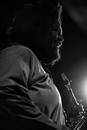 Kamasi Washington, 2018. Artist: Alan John Ainsworth.