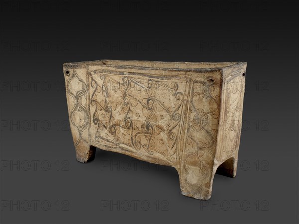 Larnax (coffin), Late Minoan IIIA Period, c1400 - c1300 BC. Artist: Unknown.