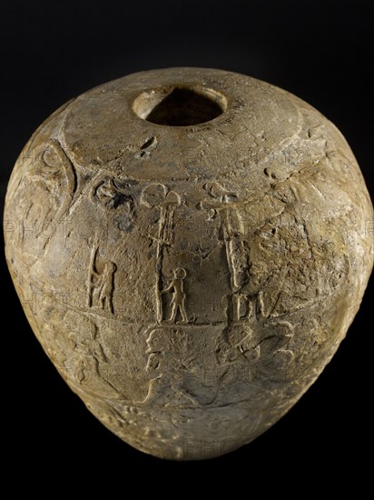 Macehead of Narmer, Protodynastic Period (Egypt), c3300 - c3200 BC. Artist: Unknown.