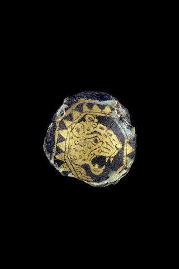 Glass fragment, 3rd-4th century. Artist: Unknown.