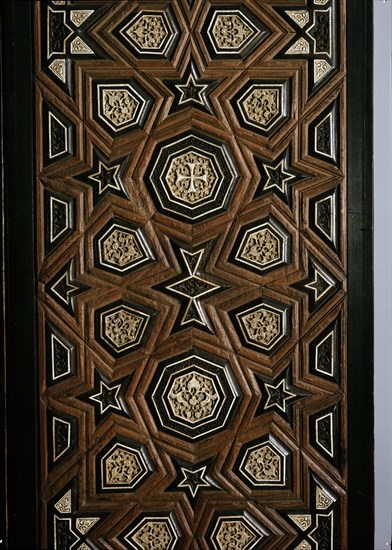 Door with geometric insets, late 13th-early 14th century. Artist: Unknown.