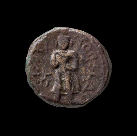 Kushan Coin, 127-155. Artist: Unknown.