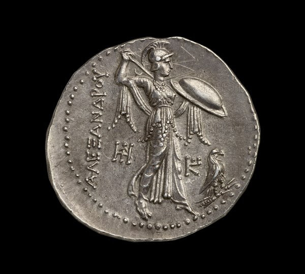 Ancient Greek (Ptolemaic) silver coin, 295 BC. Artist: Unknown.
