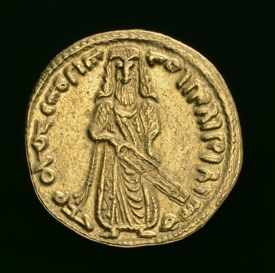 Islamic Coin, 696-7. Artist: Unknown.