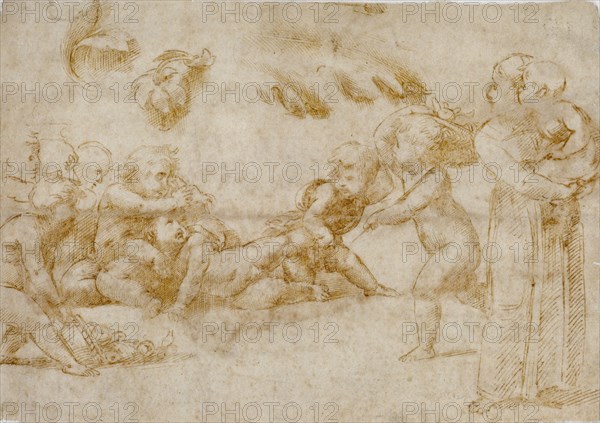 Amorini at play, c1500-1520. Artist: Raphael.