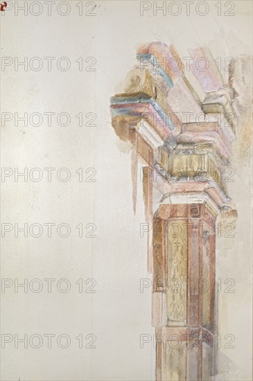 The Palazzo Gambacorti, Pisa, 27 - 30 April 1872. Artist: John Ruskin.