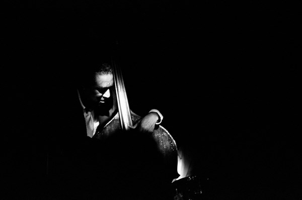 Ray Brown, Ronnie Scott's, November 1986.    Artist: Brian O'Connor.