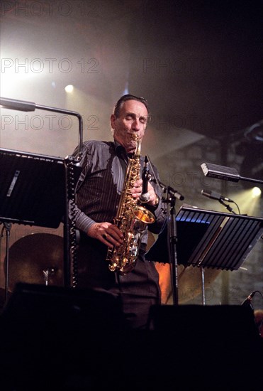 Peter King, Brecon Jazz Festival, Powys, Wales, August 2006.  Artist: Brian O'Connor.