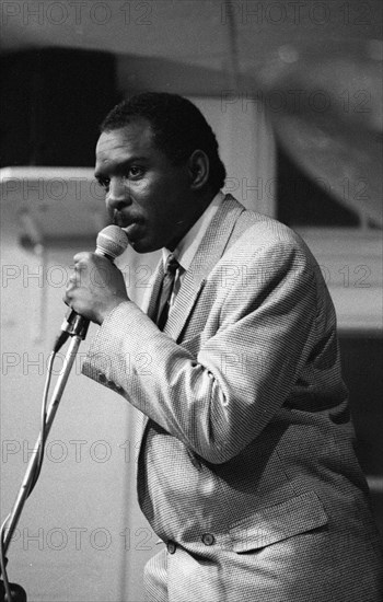 James Williams, Tenor Clef, Hoxton Square, London, June 1991.  Artist: Brian O'Connor.