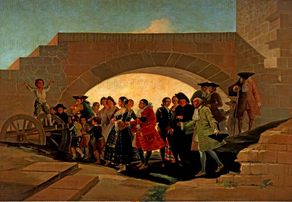 The Wedding', Painting by Francisco de Goya.