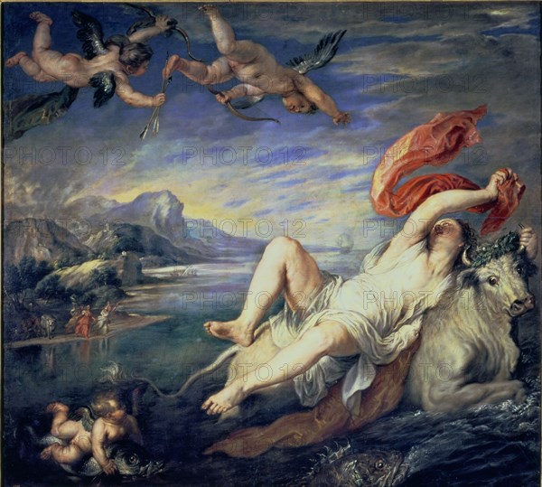 'The Rape of Europa', copy of a Titian Painting by Peter Paul Rubens.