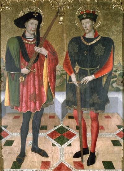 Altarpiece of 'Saint Abdon and Saint Senen', painted between 1459/1460, central panel of the alta?