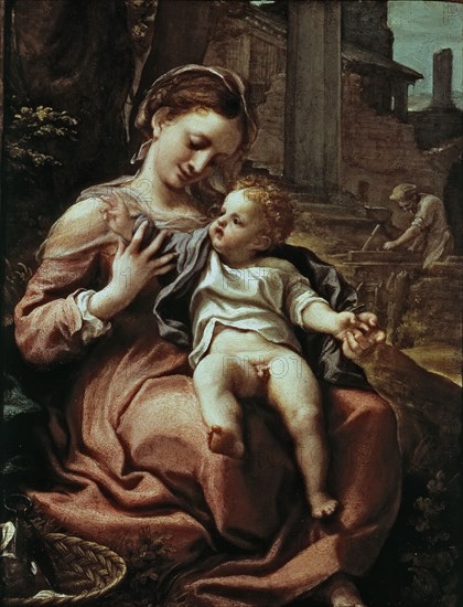 'The Madonna of the Basket' by Antonio Allegri da Correggio.