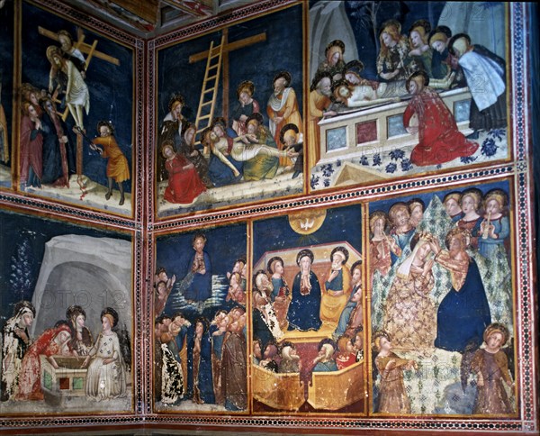 Chapel of Saint Michael or 'day cell', 1346. Oil Paintings by Ferrer i Bassa in the Monastery of ?