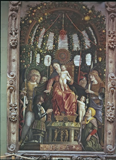 'The Madonna of Victory' by Andrea Mantegna.