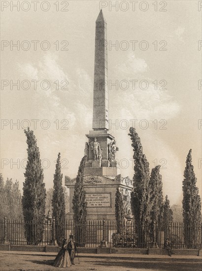 Monument to May 2, obelisk erected in memory of the uprising of 2nd May 1808 in the same place wh?