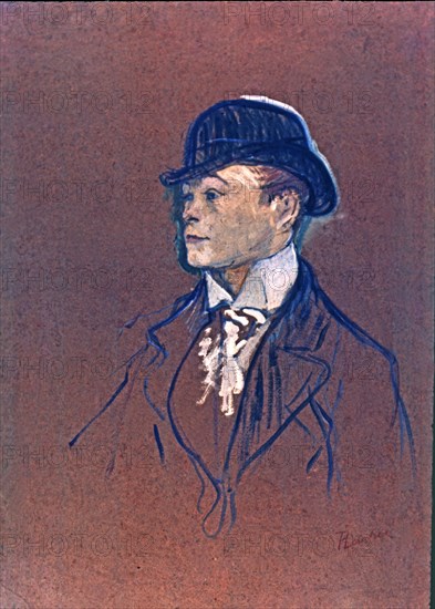 'Head of a racing groom', by Henri de Toulouse-Lautrec.