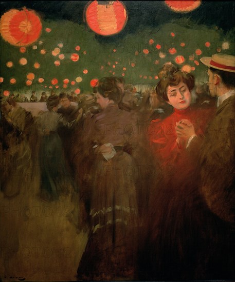 'The Open-air dance', oil by Ramon Casas 1901-1902.