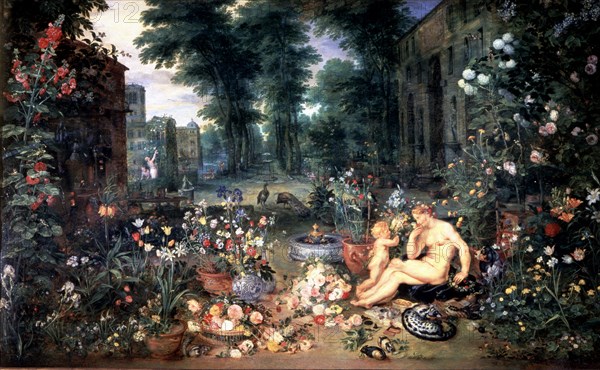 'The Smell', 1617, oil by Jan Brueguel.