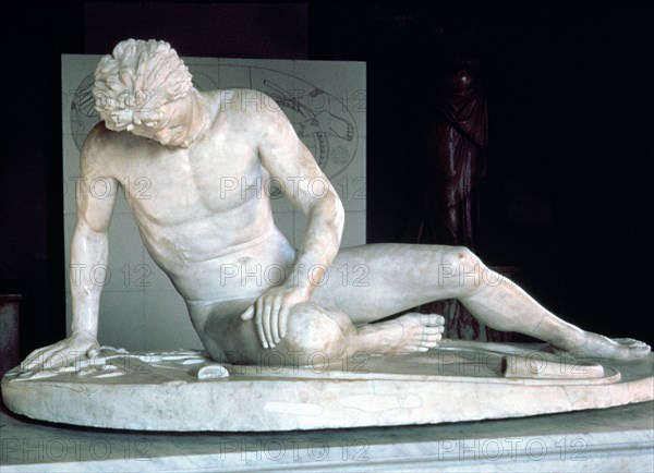 The Galata, Dying Gaul, a Roman copy of a Greek original from Pergamum, 3rd-2nd century BC.