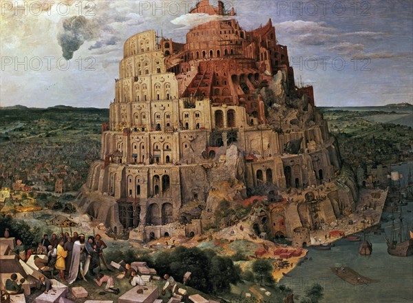 'The construction of the Babel Tower' by Pieter Brueghel the Elder.