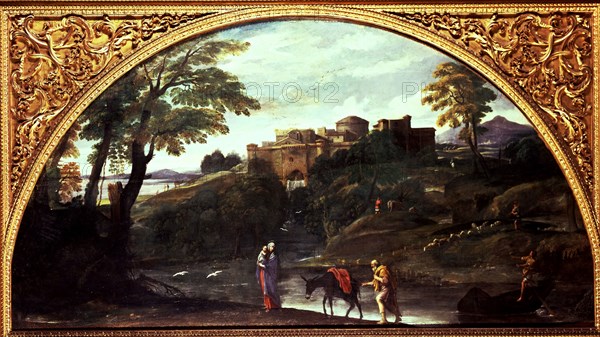 Flight into Egypt', c. 1604, Annibale Carracci.