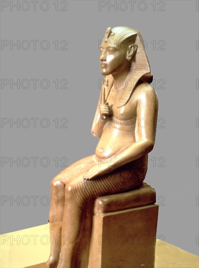 Statue of Amenhotep IV or Akhenaten of the XVIII Dynasty.