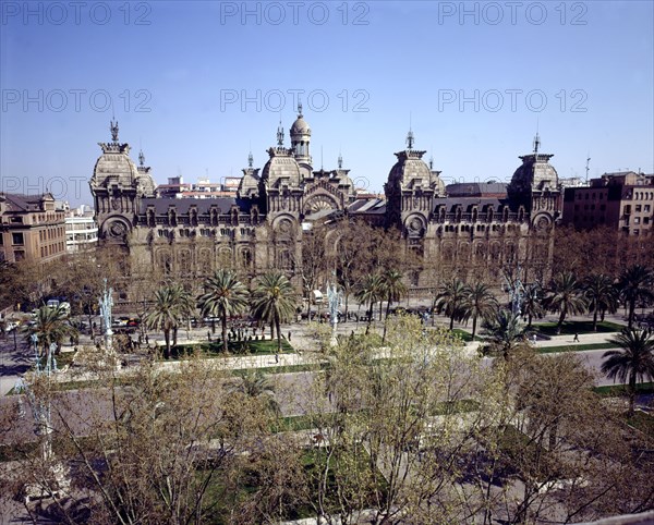 Barcelona Courthouse, designed by Enric Sagnier (1858-1931) and Josep Domenech i Estepà (1858-191?