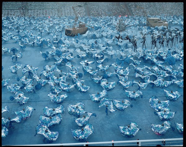 Show of the Fura dels Baus in the opening ceremony of the 1992 Olympic Games in Barcelona.