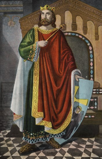 Don Alphonse II (Alonso) the Chaste (760-842), King of Asturias.